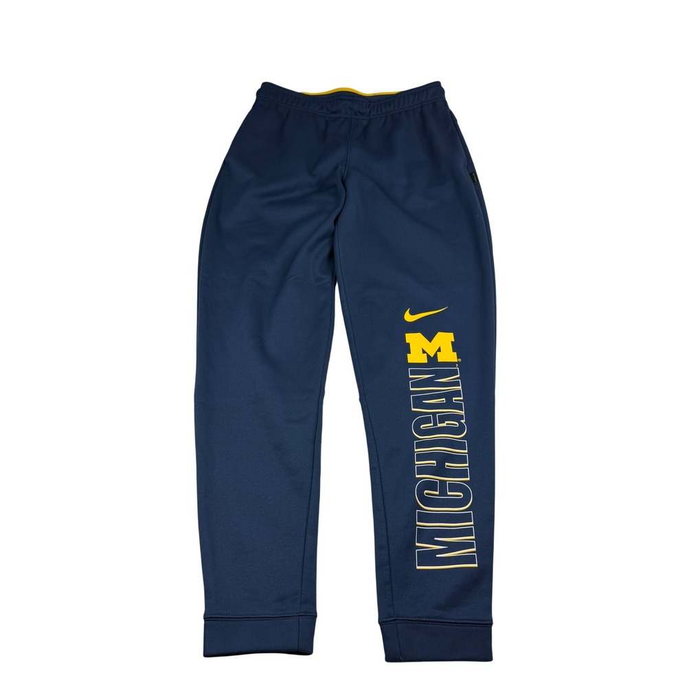 Nike Michigan Wolverines Mens Small Navy Blue On-Field Player Issueโ Sweatpants